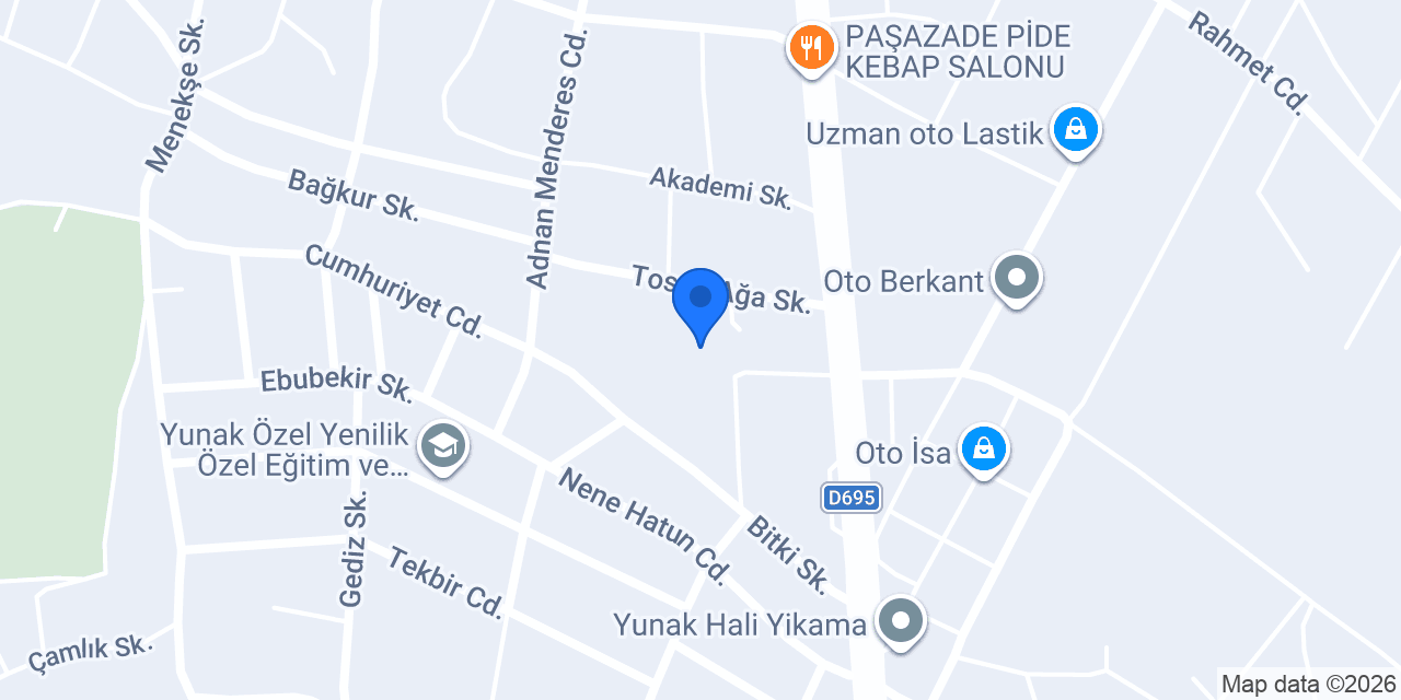 Seçgin Mobilya konumu