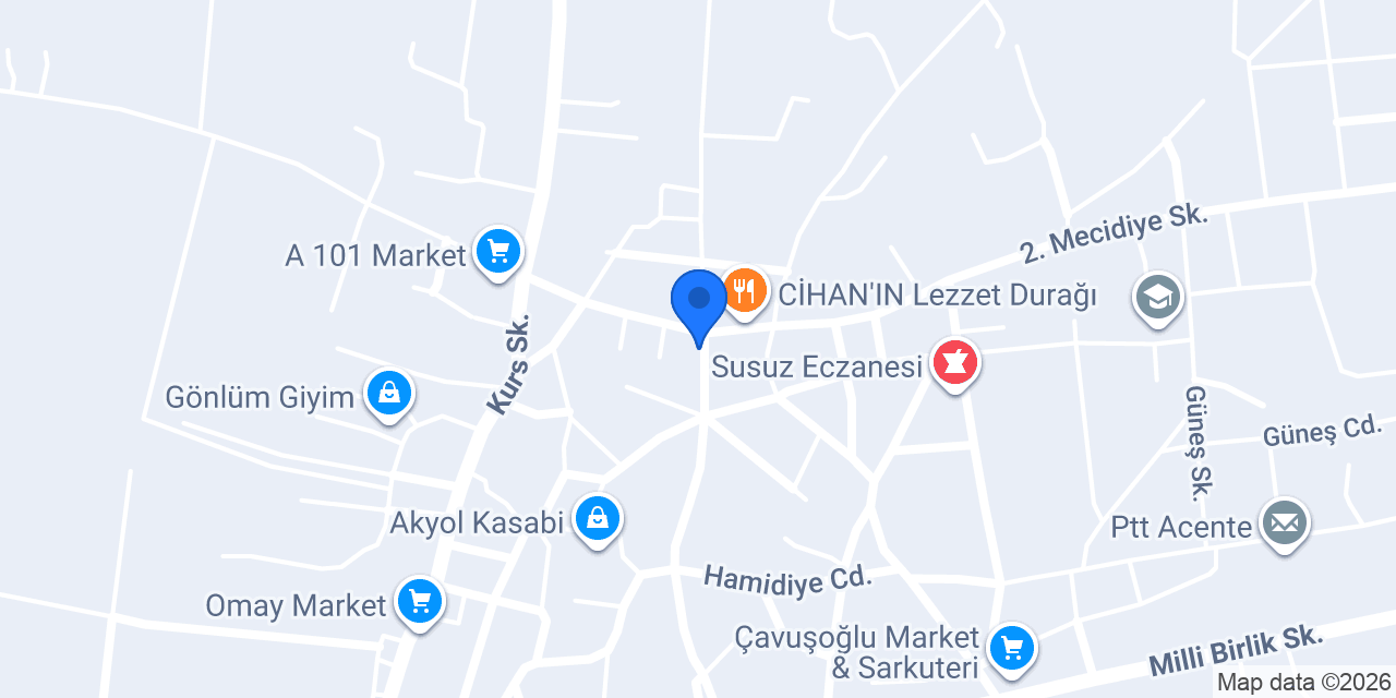 Çiçek Siparişçim konumu