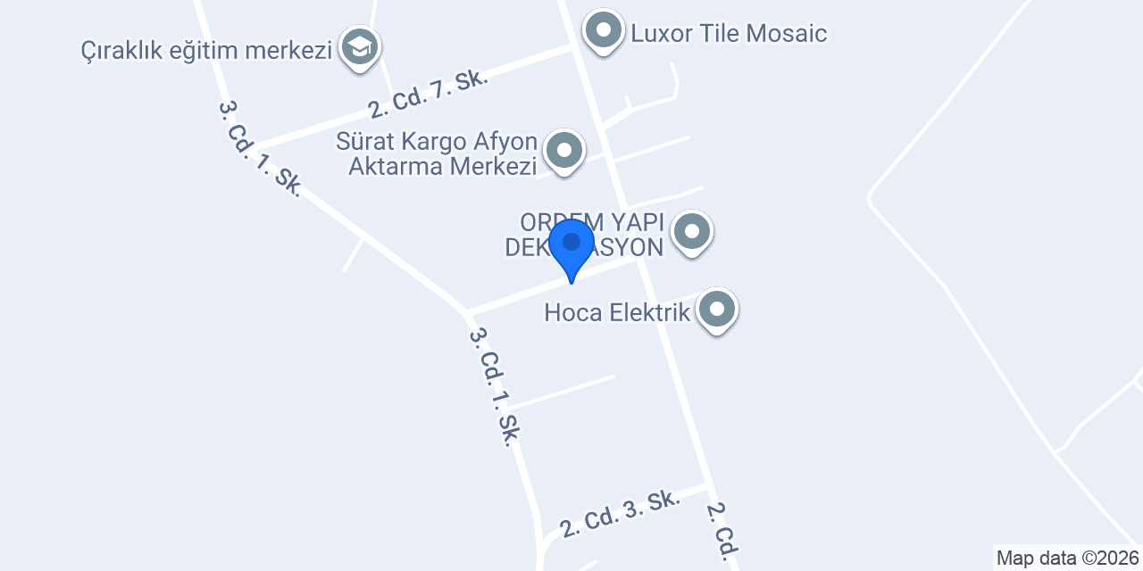 Demirbaş Makina konumu