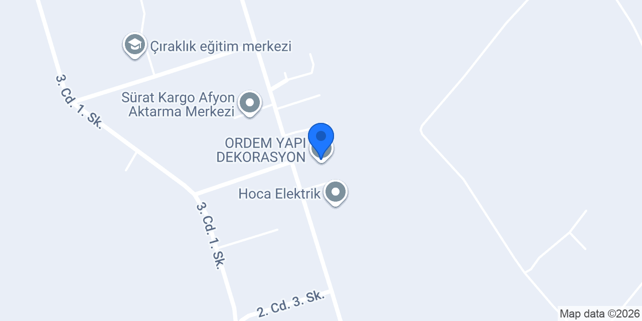ORDEM YAPI DEKORASYON konumu