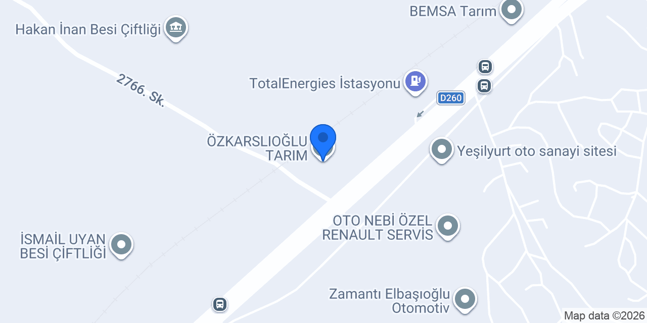 ÖZKARSLIOĞLU TARIM konumu