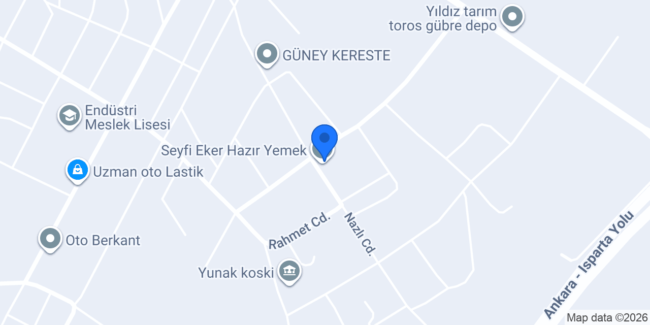 Seyfi Eker Hazır Yemek konumu