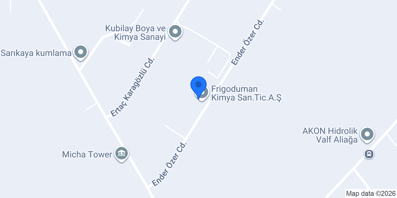 Frigoduman Kimya San.Tic.A.Ş. konumu