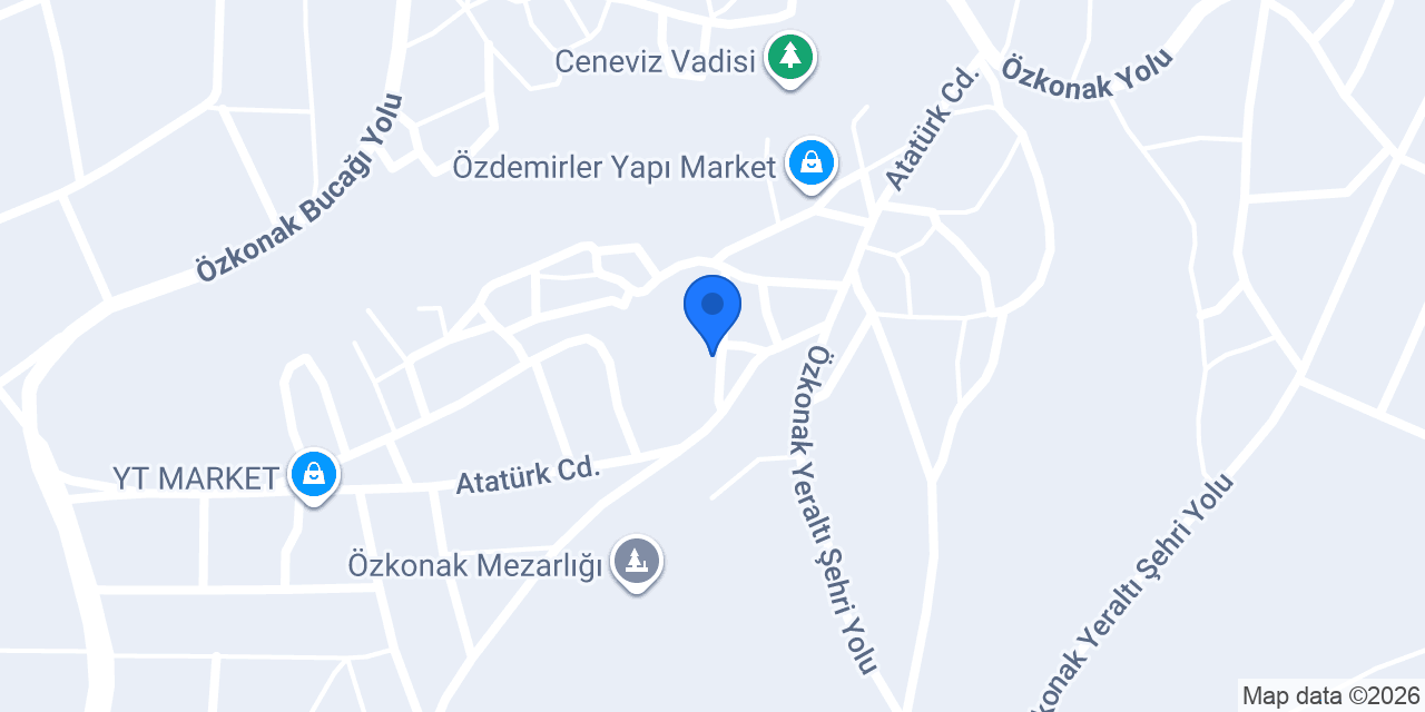 Ptt-özkonak Şubesi konumu