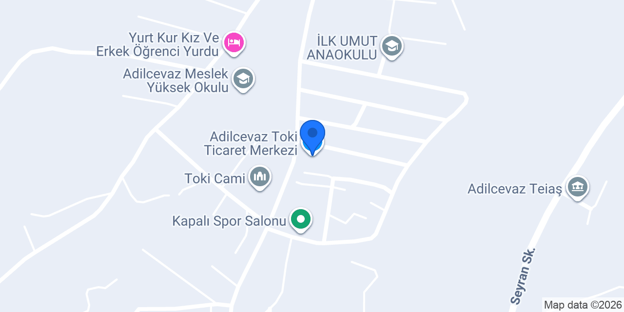 Adilcevaz Toki Ticaret Merkezi konumu