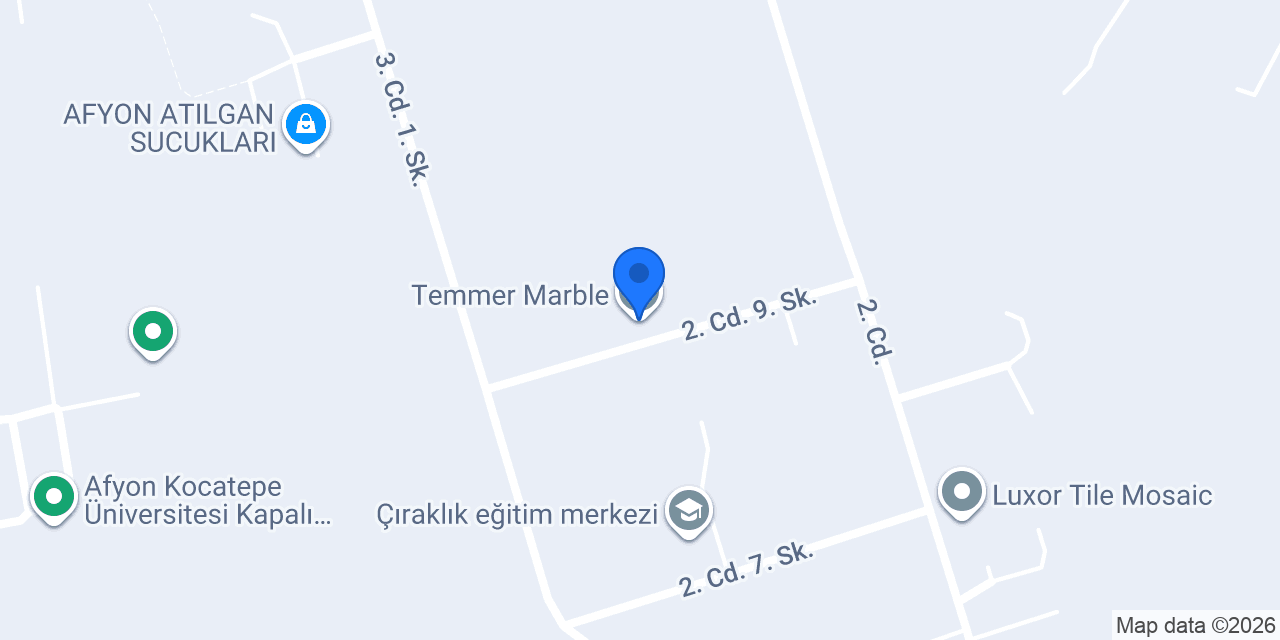Temmer Marble konumu