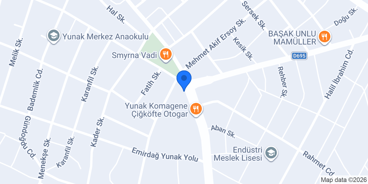 S S OPTİK YUNAK konumu