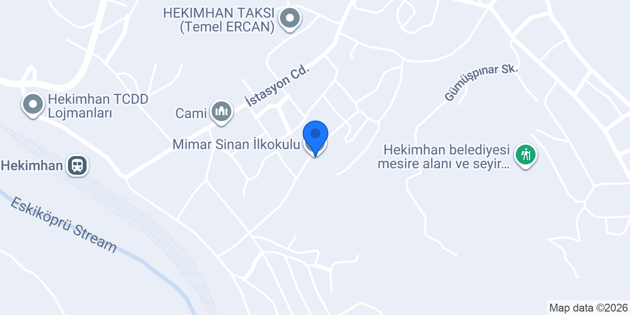 Mimar Sinan İlkokulu konumu