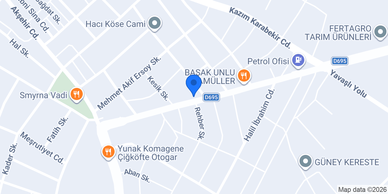 PAMUKOĞLU OTOMOTİV konumu
