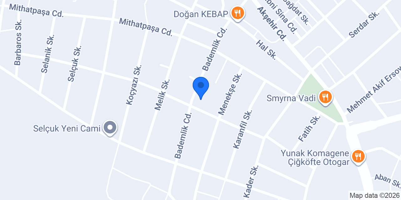 İnönü İlkokulu konumu