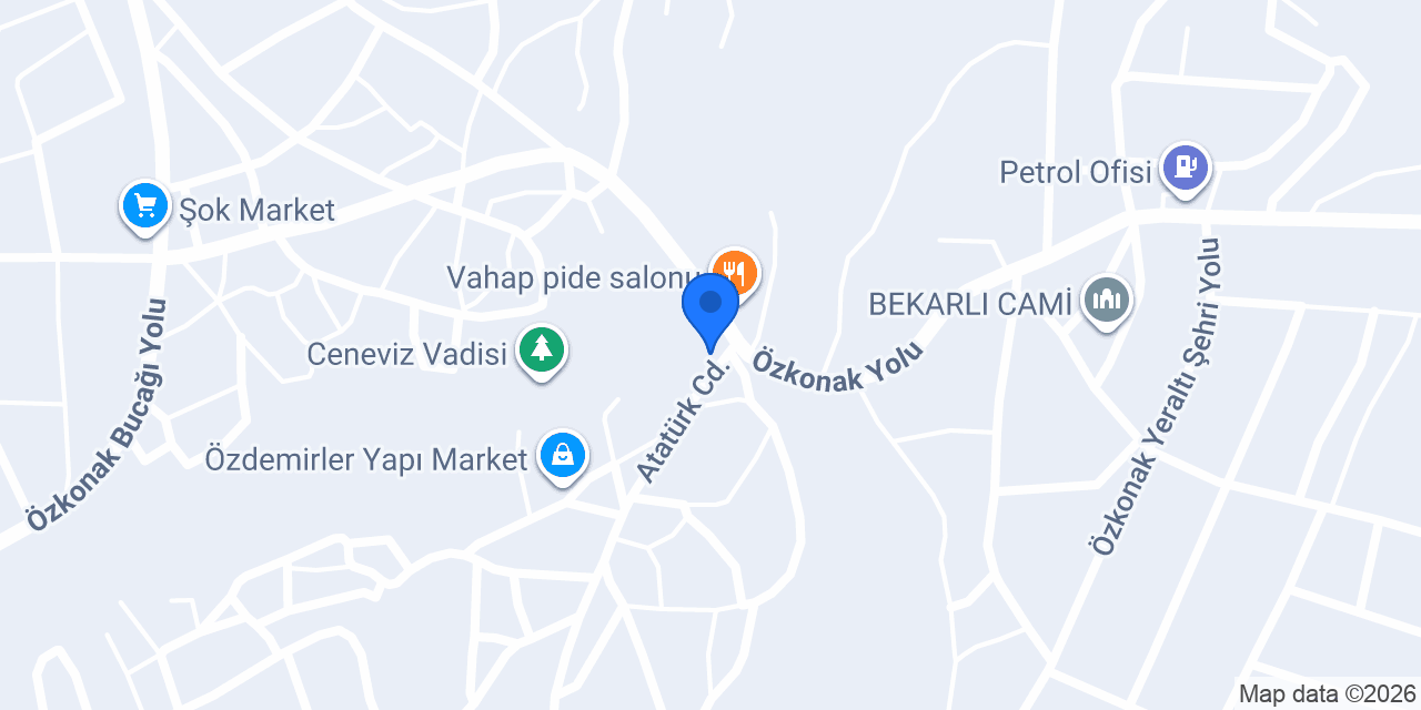 ÖZKAYALAR ET VE SÜT ÜRÜNLLERİ konumu