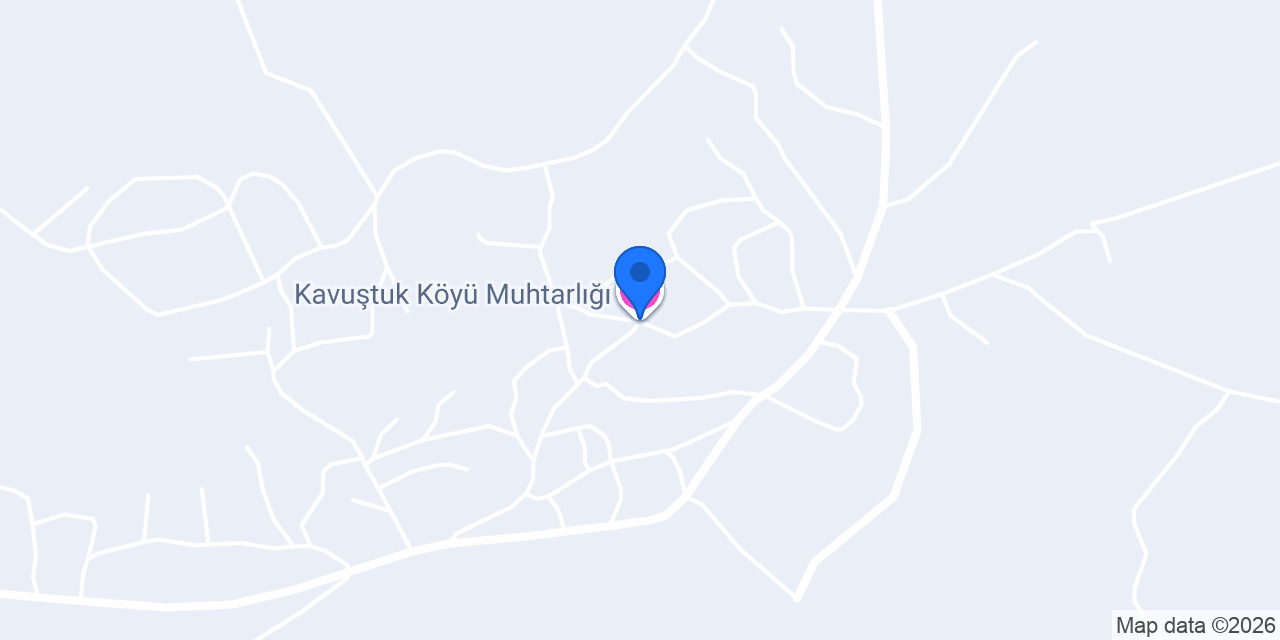 Kavuştuk Köyü Muhtarlığı konumu