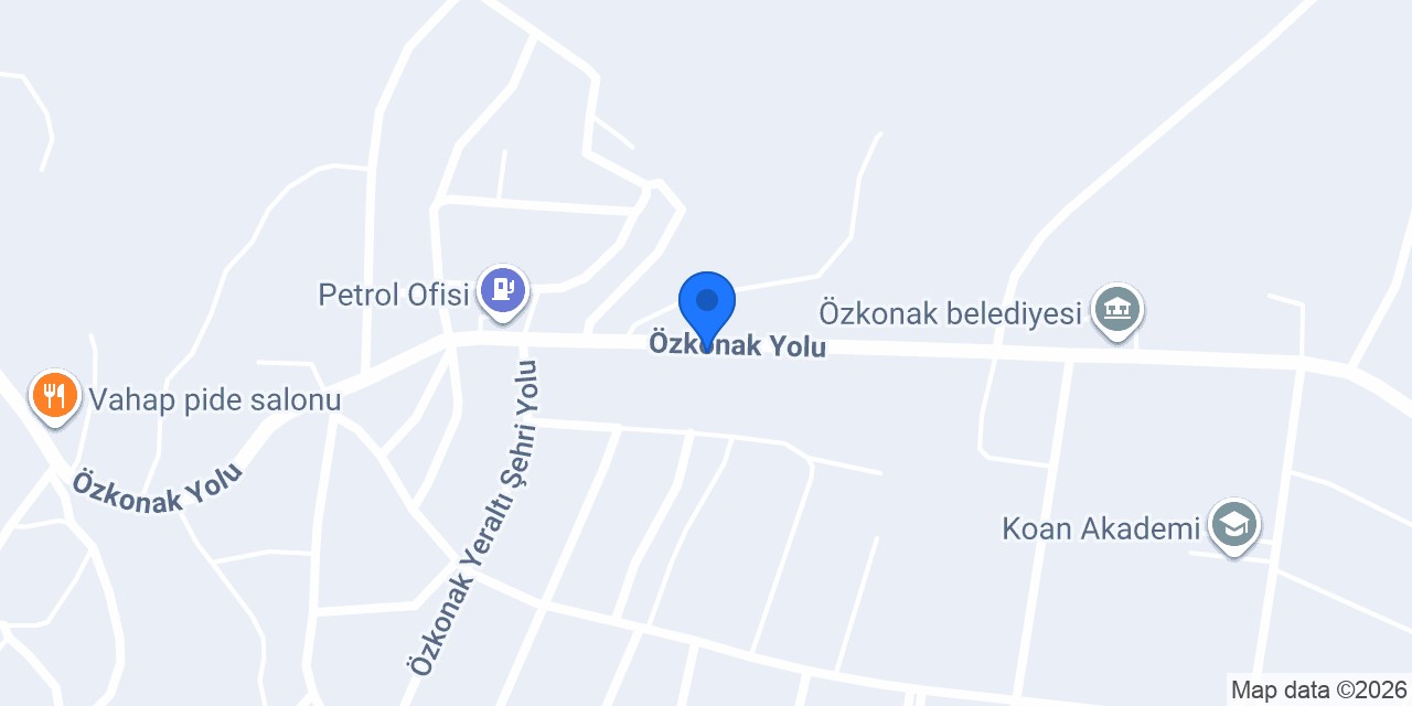 1733 Ozkonak Tarim Kredi konumu