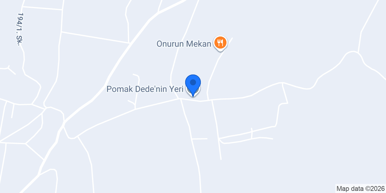 Pomak Dede'nin Yeri konumu