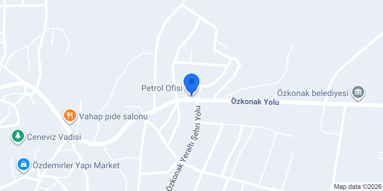 Petrol Ofisi konumu