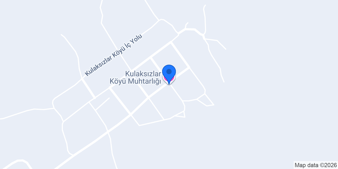 Kulaksızlar Köyü Muhtarlığı konumu