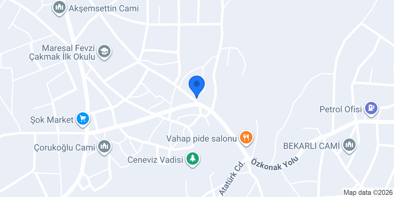 Özkonak taksi konumu