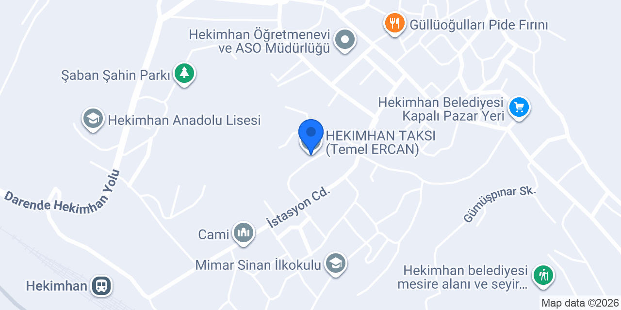 HEKIMHAN TAKSI (Temel ERCAN) konumu
