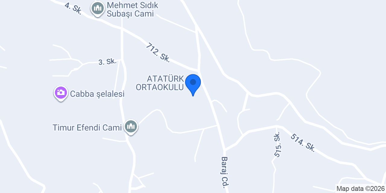 Atatürk İlkokulu konumu