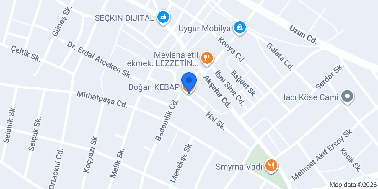 Doğan KEBAP konumu