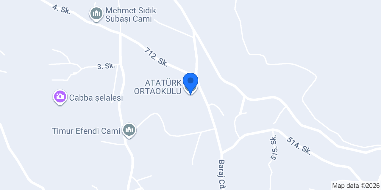 ATATÜRK ORTAOKULU konumu