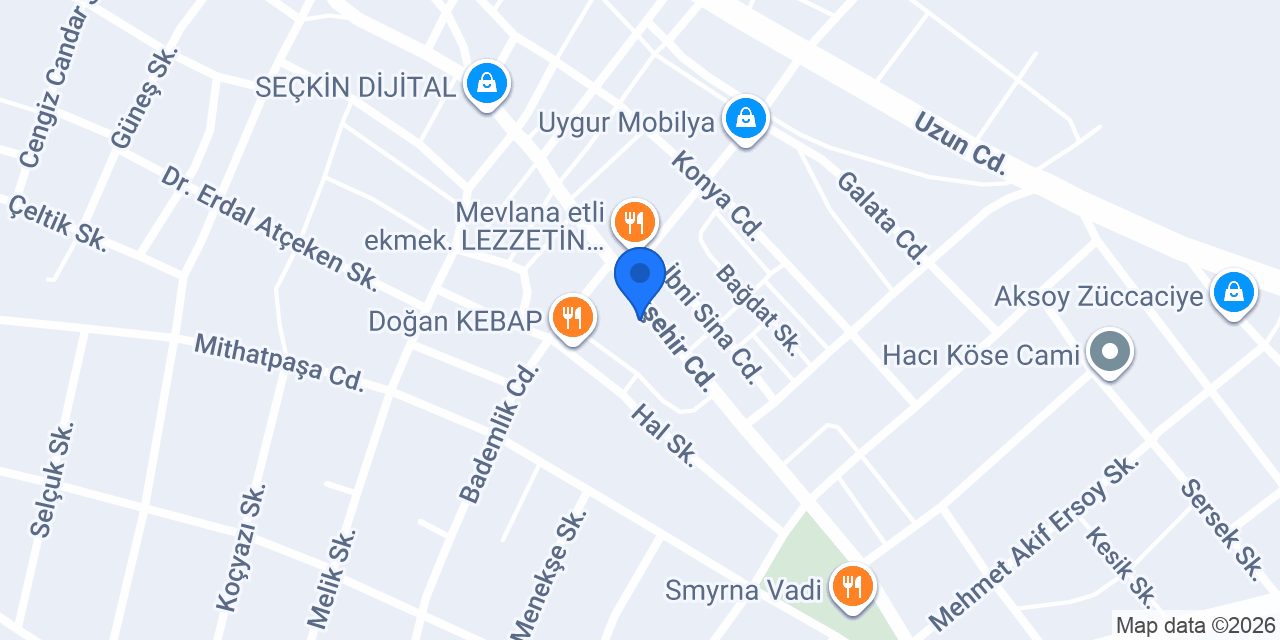 Yunak Noterliği konumu
