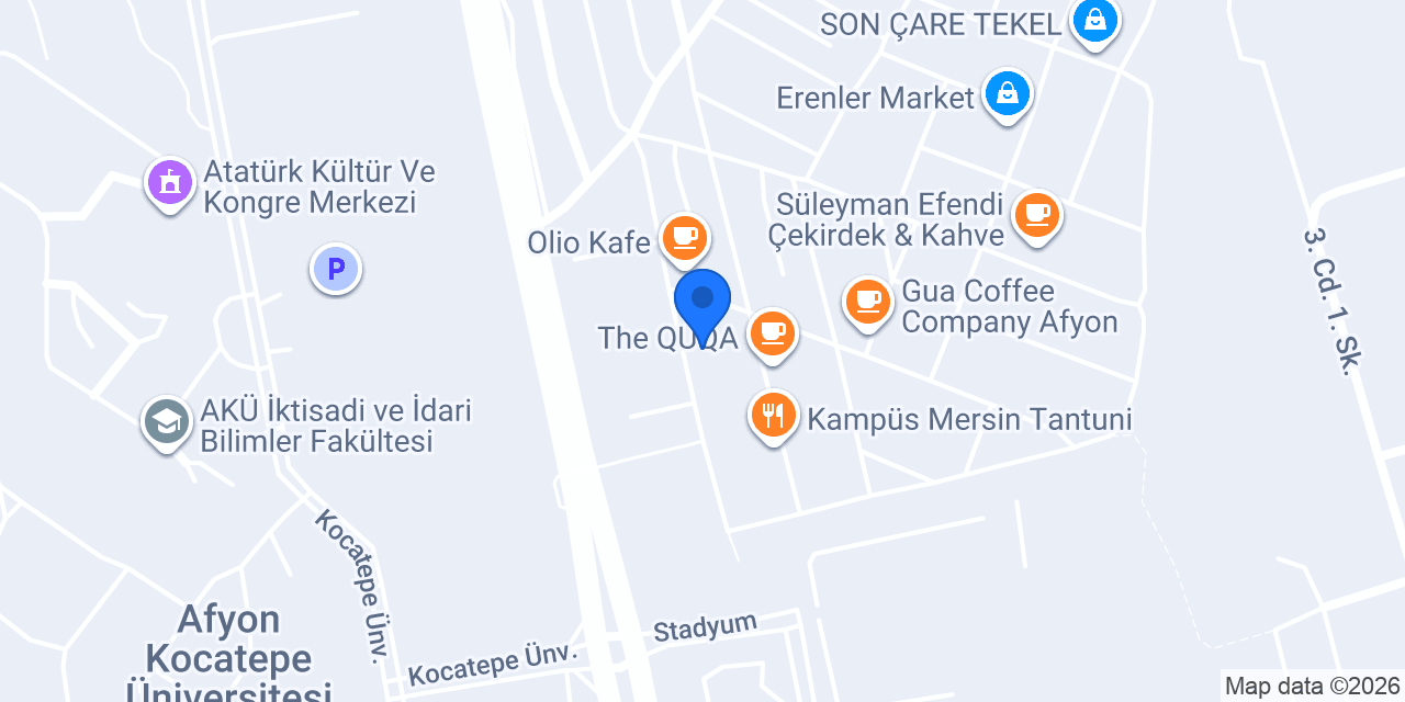 VB otel afyon konumu