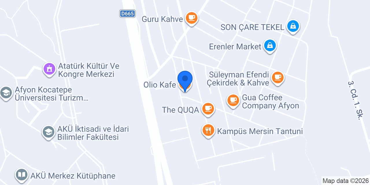 Olio Kafe konumu