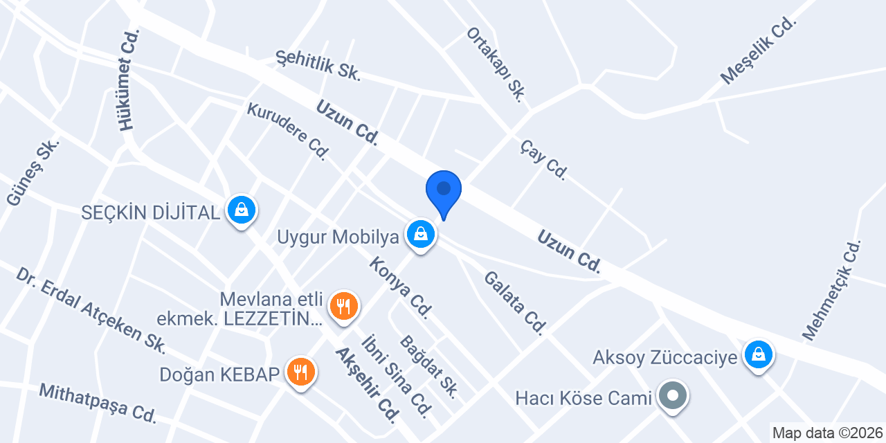 Özgür Hazır Yemek konumu