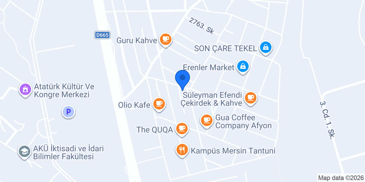 Yaş Süpermarket konumu