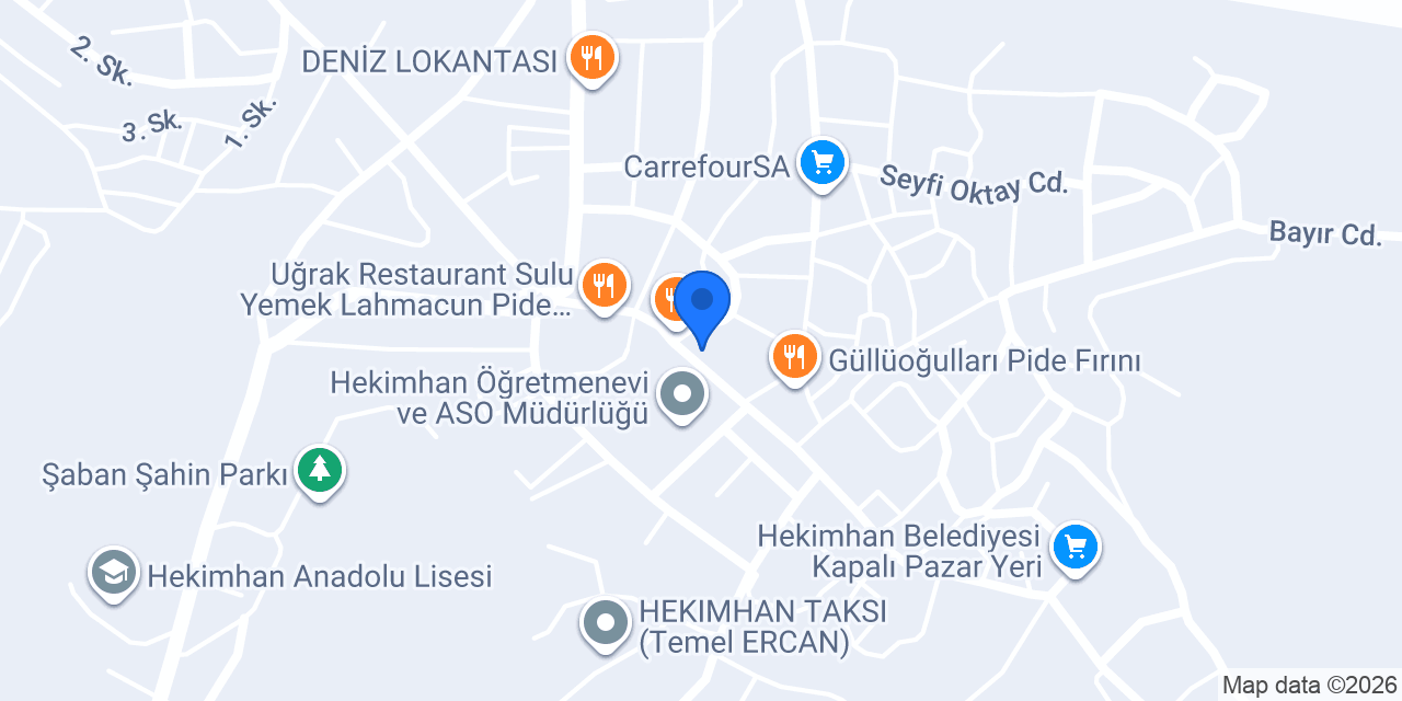 AKDİNC HOTEL konumu