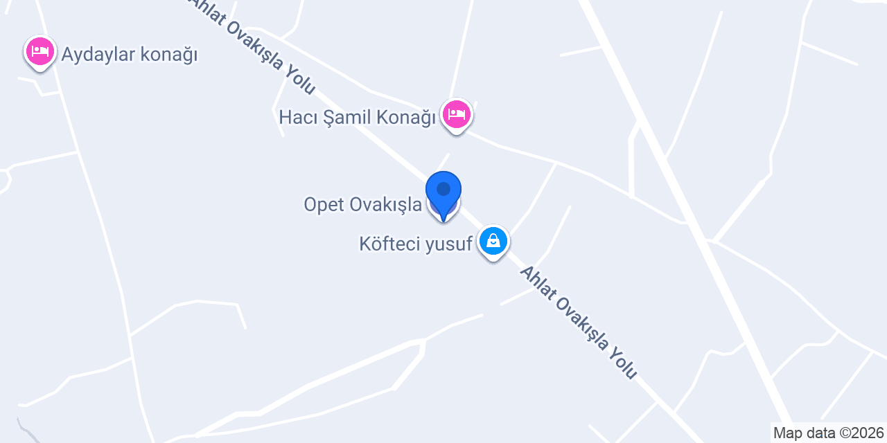 Opet Ovakışla konumu