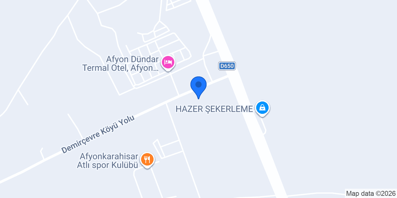 Aforia Thermal Residences Afyon konumu