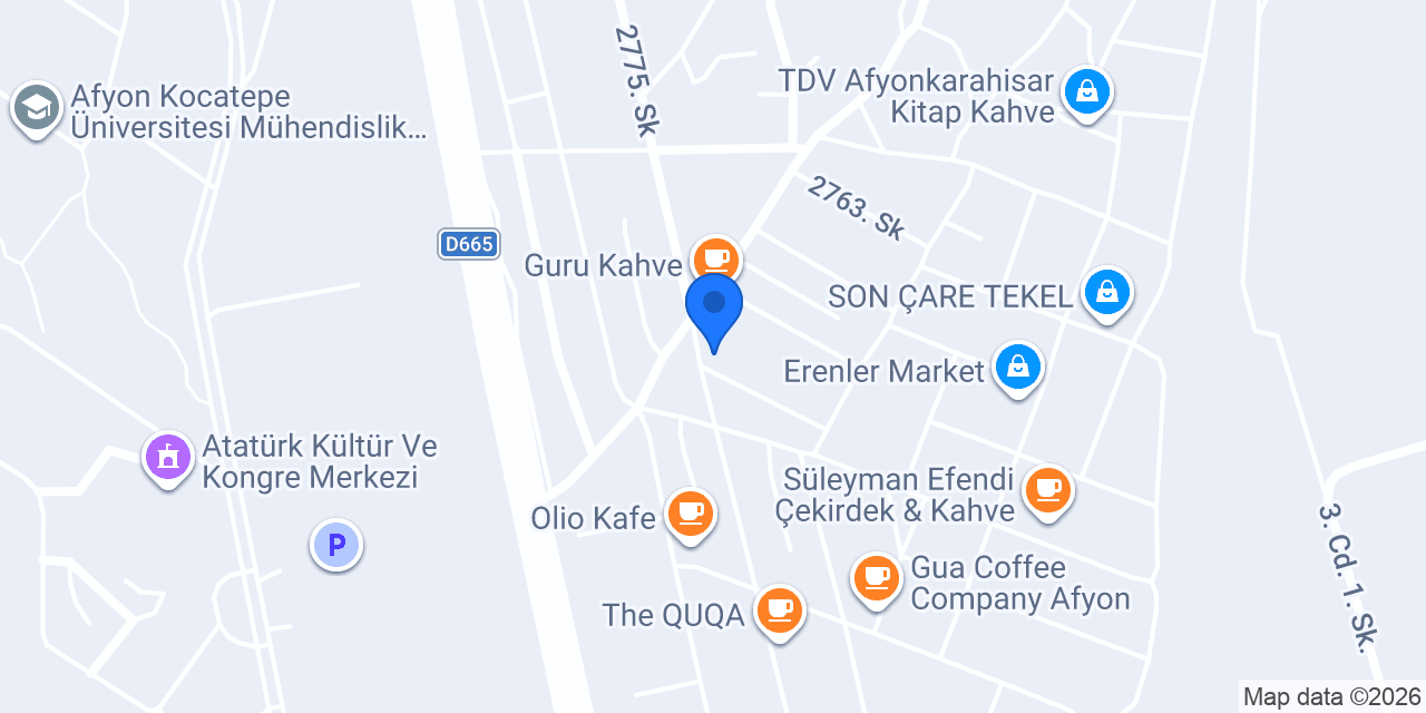 DURU CLASS OTEL & CAFE konumu