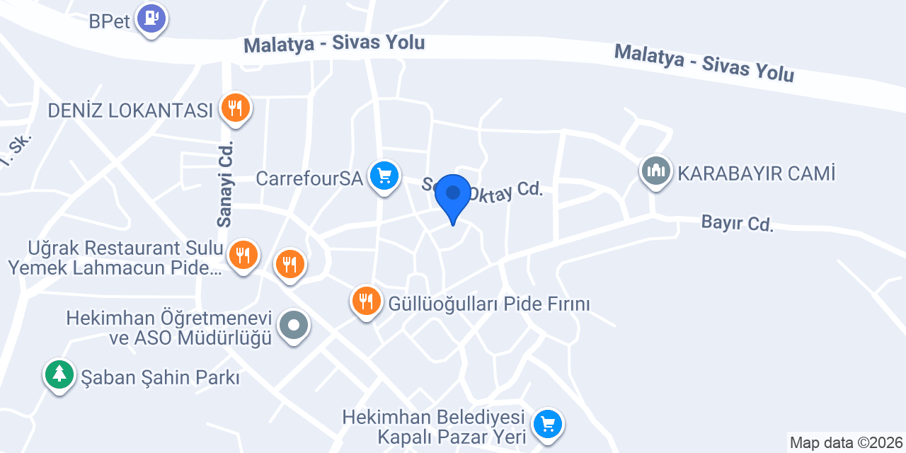 ÇINAR OTO LASTİK konumu