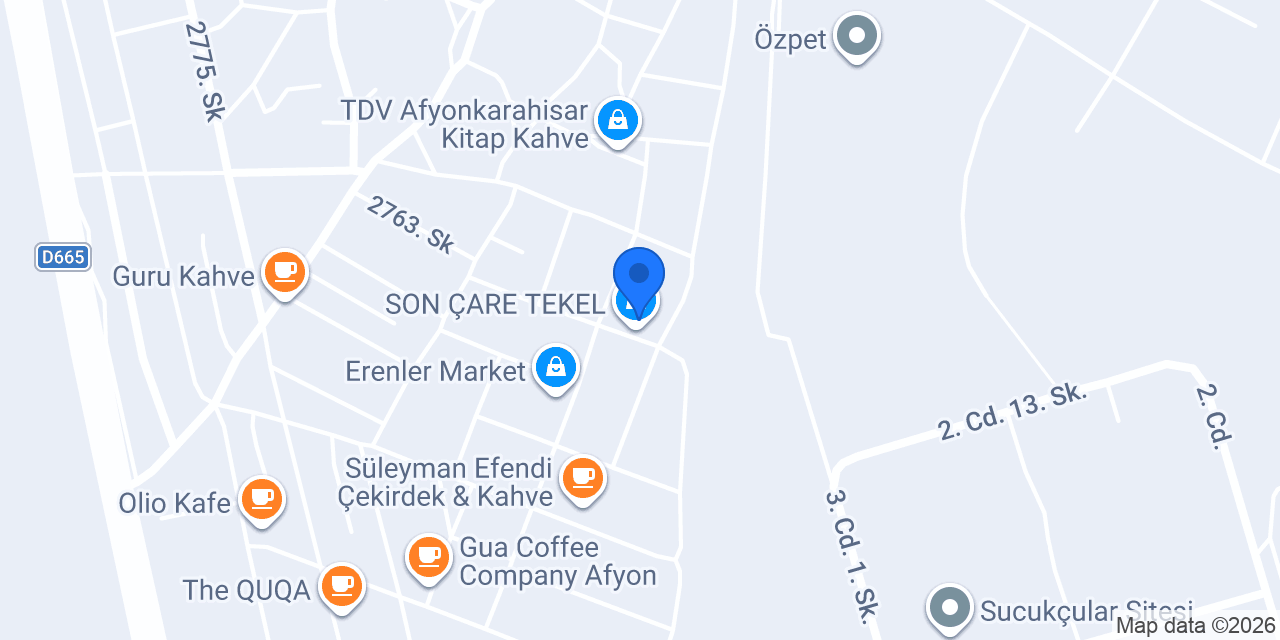 SON ÇARE TEKEL konumu