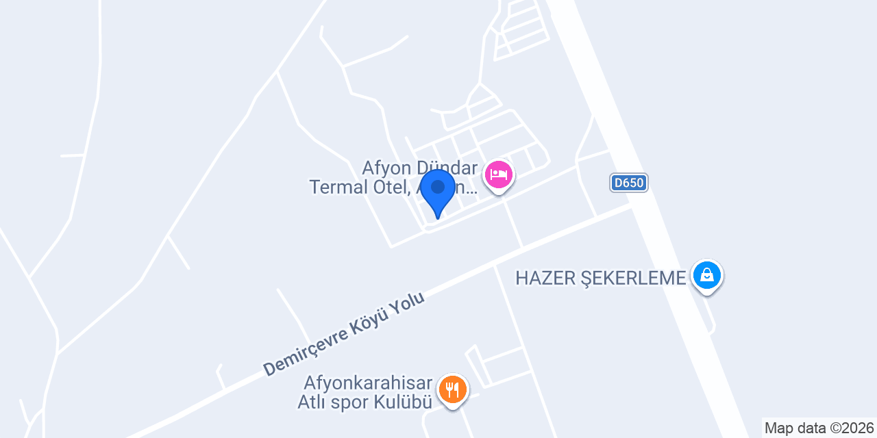 Afyon Can Termal Apart konumu