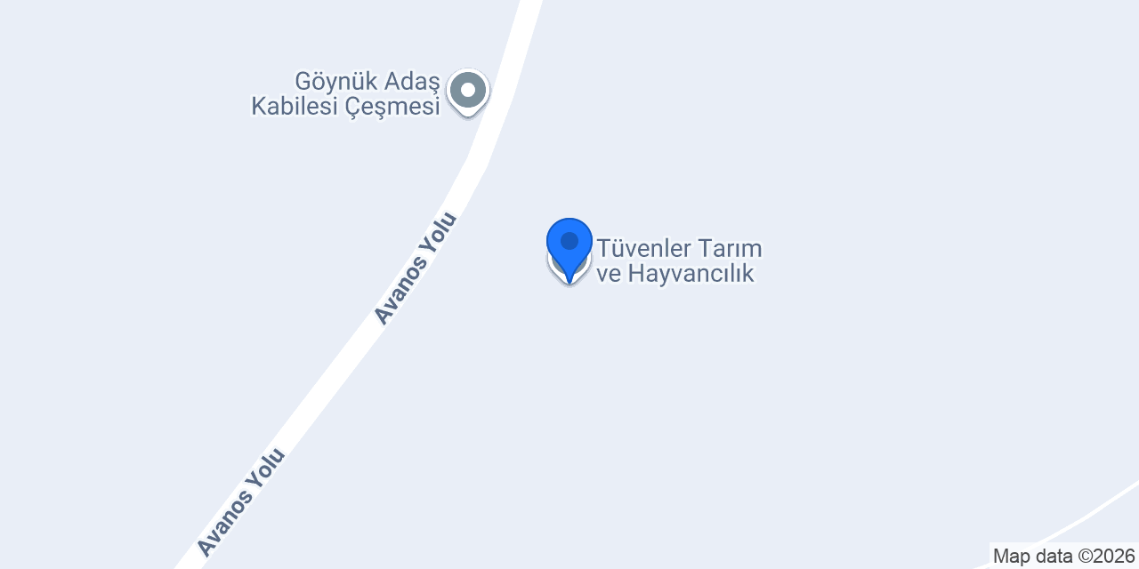 Tüvenler Tarım ve Hayvancılık konumu
