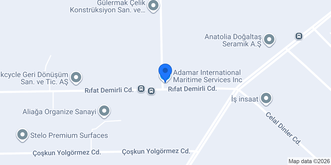 Adamar International Maritime Services Inc. konumu