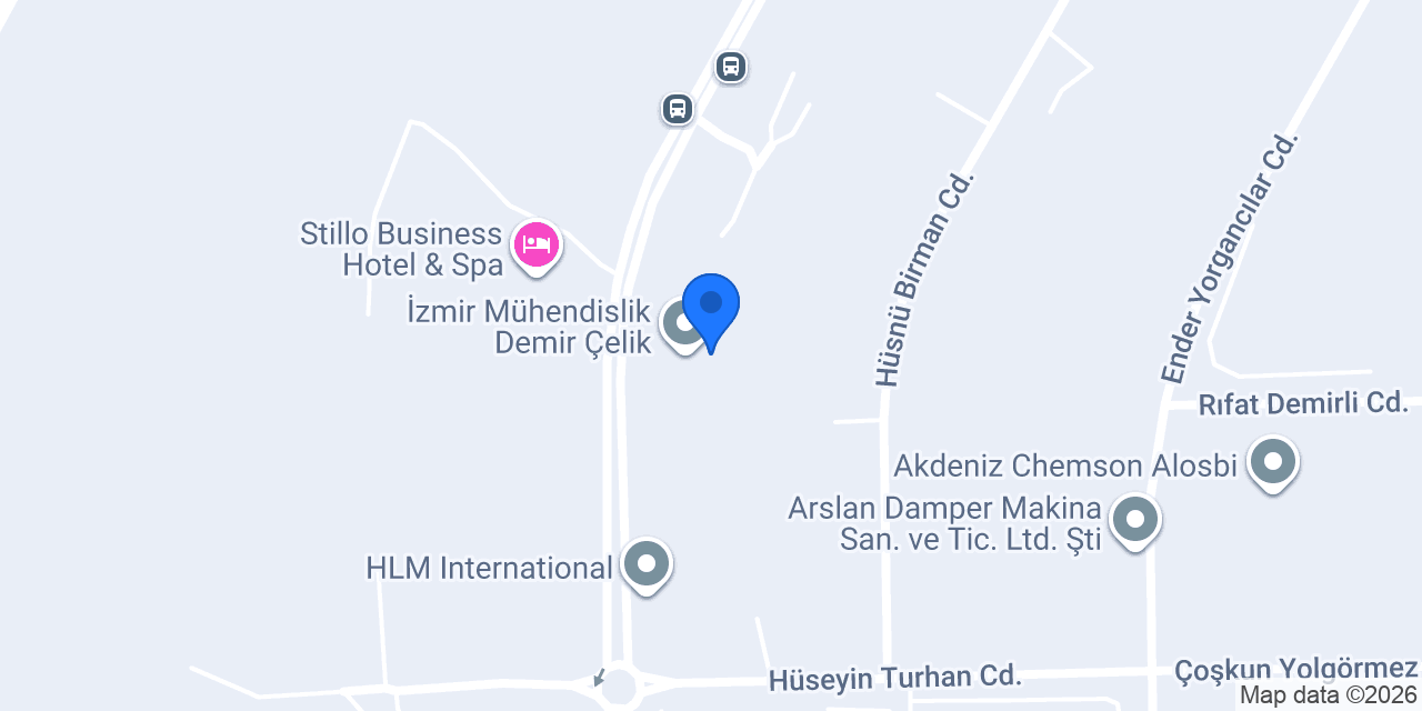 İzmir Mühendislik Demir Çelik konumu