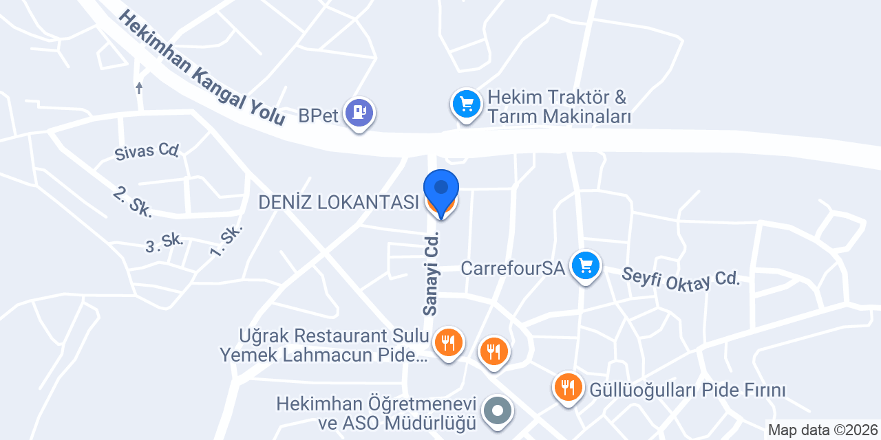 DENİZ LOKANTASI konumu