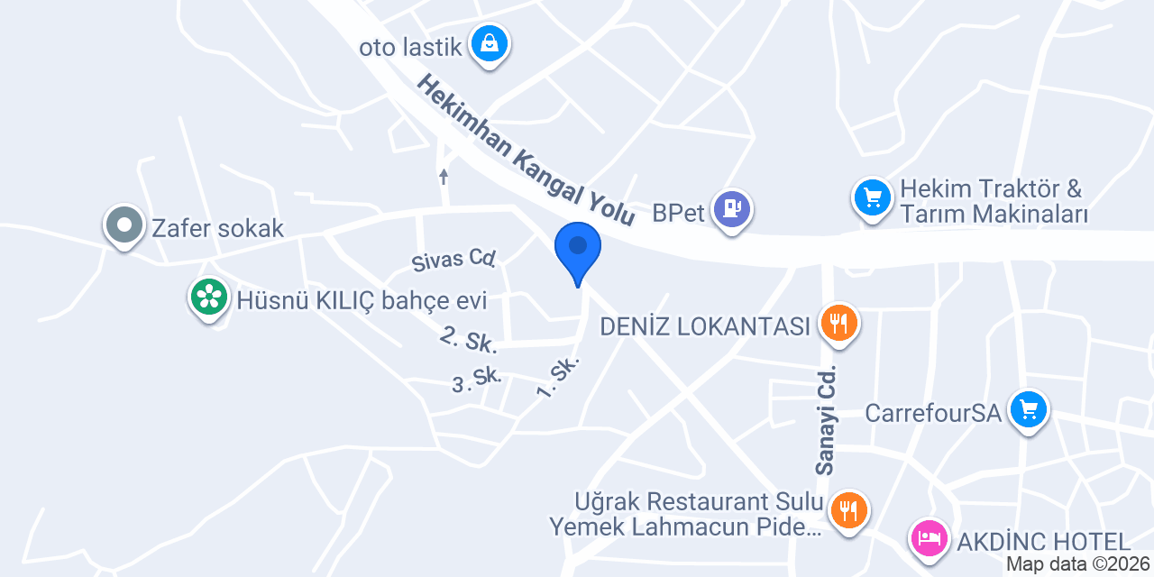 HEKİMHAN ORGANİZASYON konumu