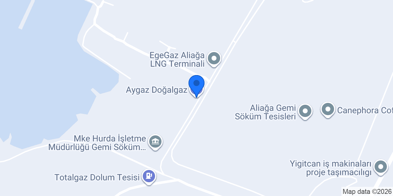 Aygaz Doğalgaz konumu