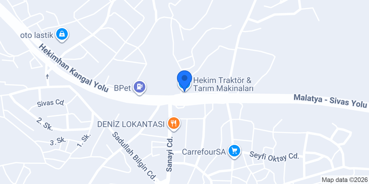 Hekim Traktör & Tarım Makinaları konumu