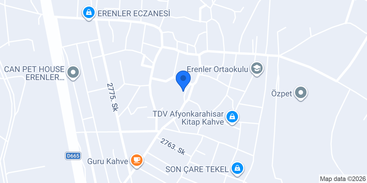 Çınar Mühendislik Doğalgaz konumu