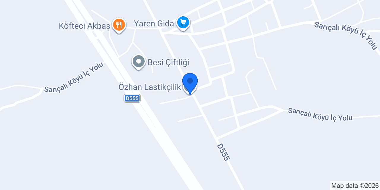Özhan Lastikçilik konumu