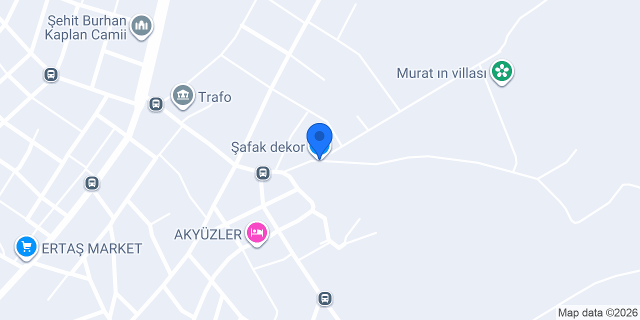 Şafak dekor konumu