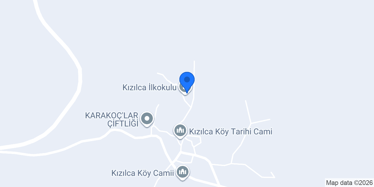 Kızılca İlkokulu konumu