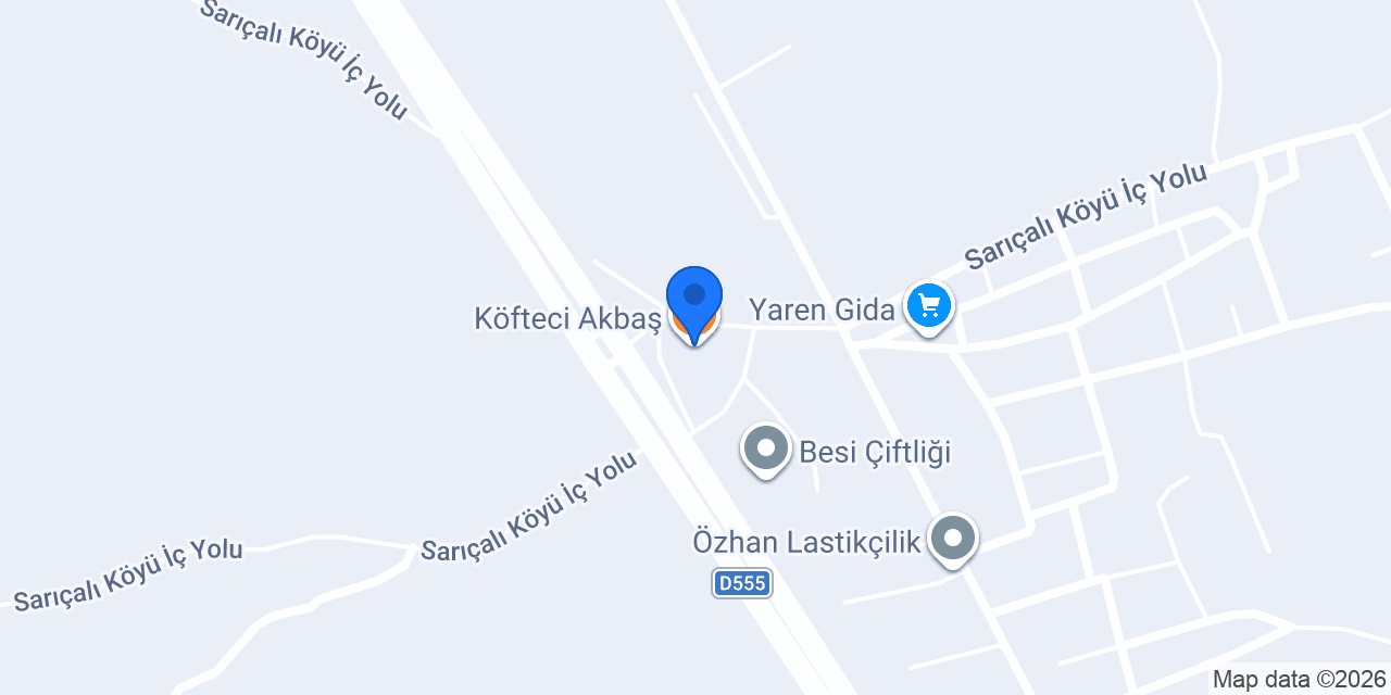 Köfteci Akbaş konumu