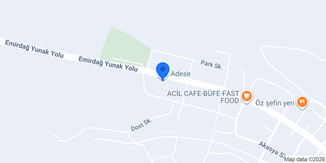 Adese konumu